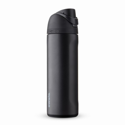 Owala 24oz FreeSip® Water Bottles Black | 9018-ZVTWD